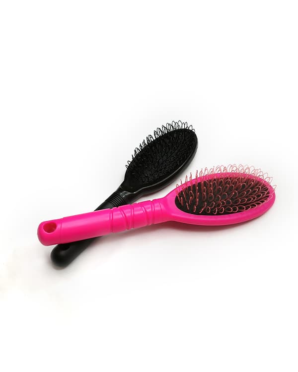 Women’s Anti-Static Silicone Micro Ring Hair Extension Comb – Loop, Fusion, and Salon Hairbrush